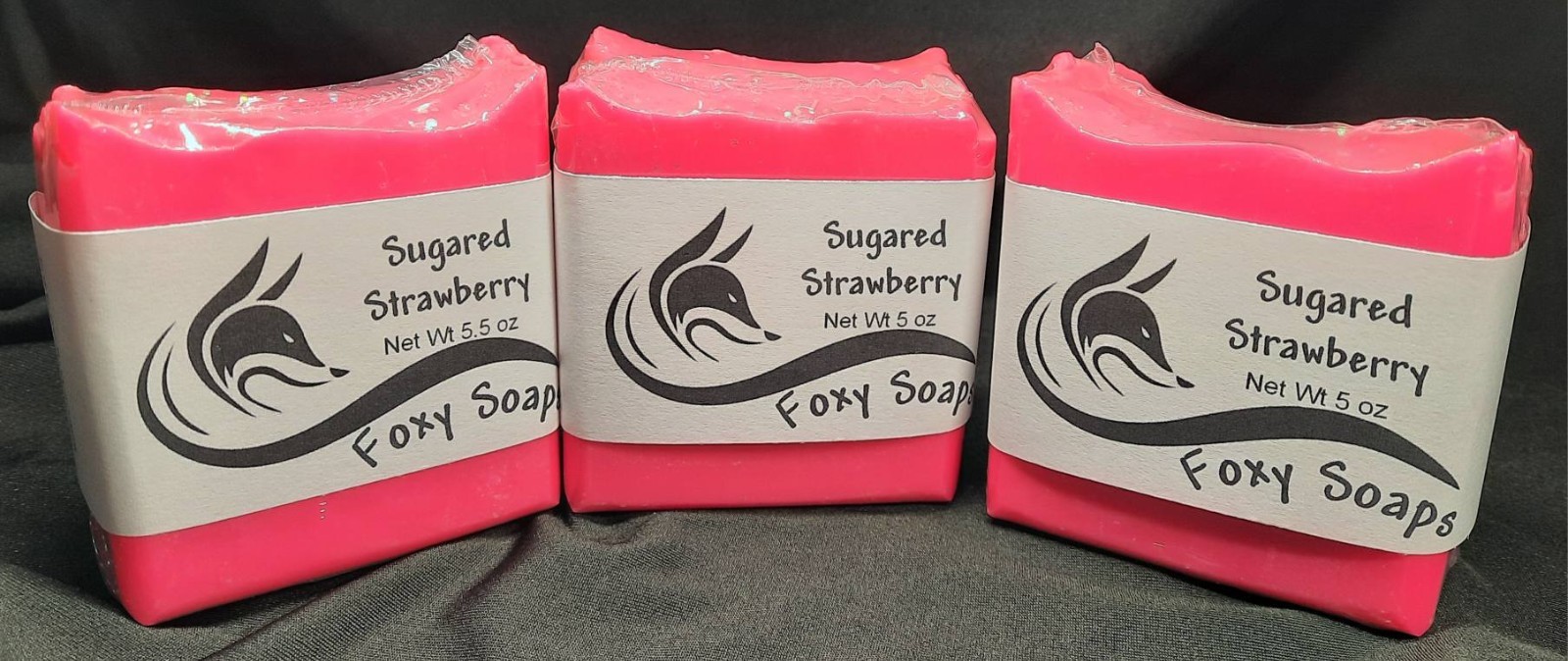 Sugared Strawberry-Grass-fed Tallow-Homemade Artisan Soap
