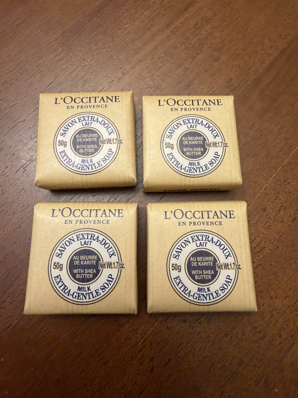 4 L’Occitane Extra Gentle Milk Soap Shea Butter *4