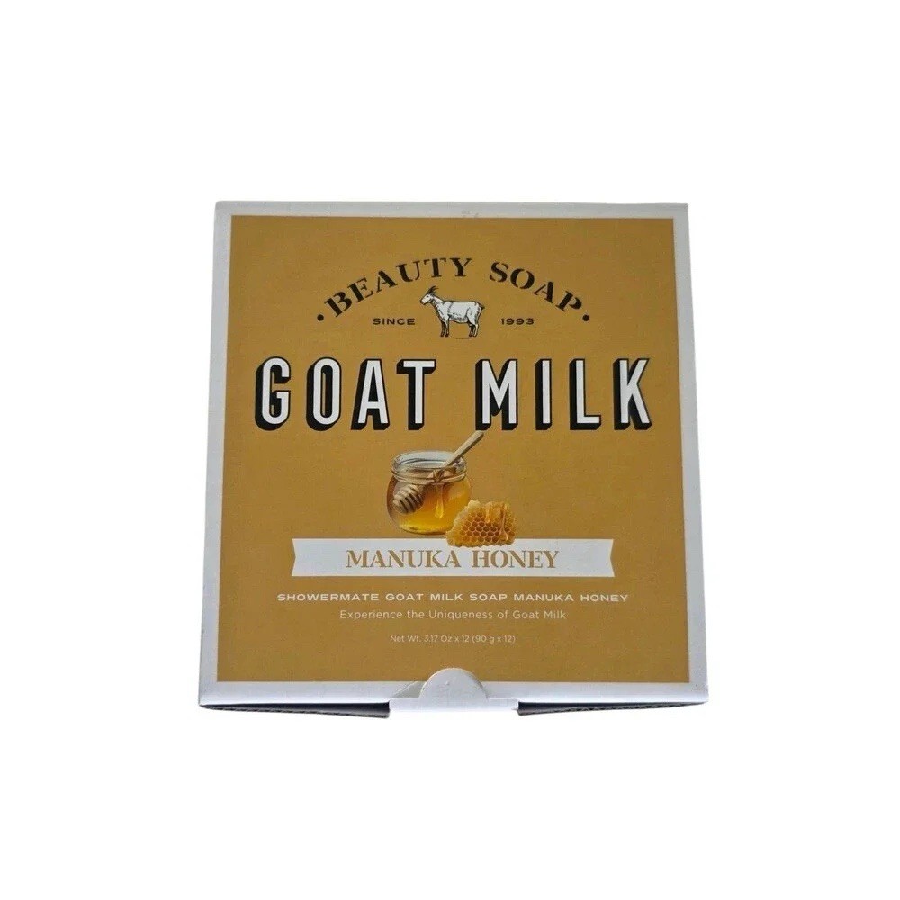 Manuka Honey Hand Soap with Goat Milk 12 Bars 3.17 oz Each