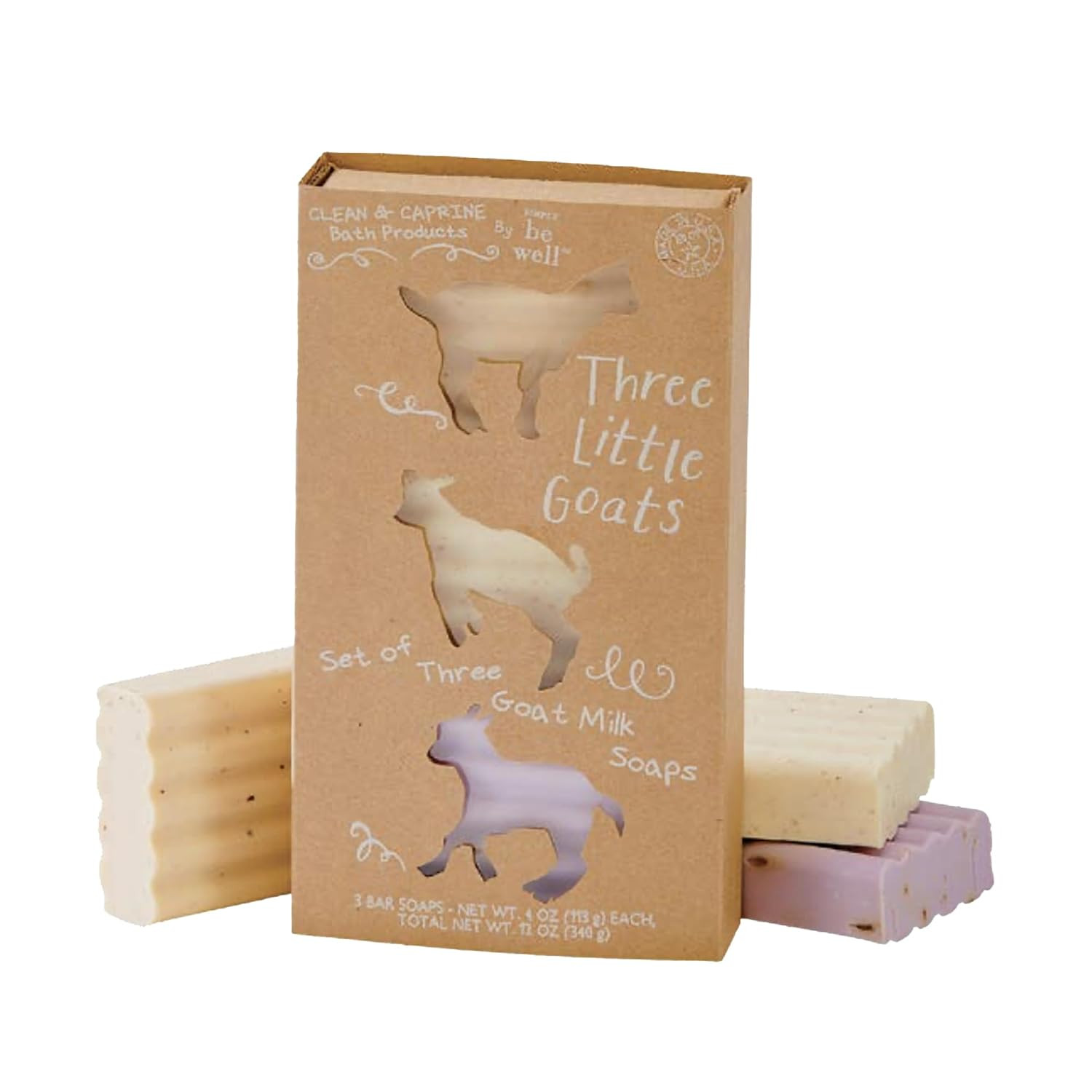 San Francisco Soap Company Simply Be Well Three Little Goats Goat Milk Soap Gift