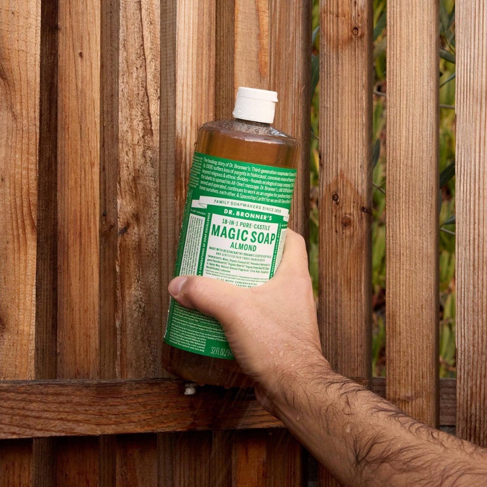 Magic Pure Castile Liquid Soap Bodywash – Almond – 32 fl oz: Paraben-Free,Vegan