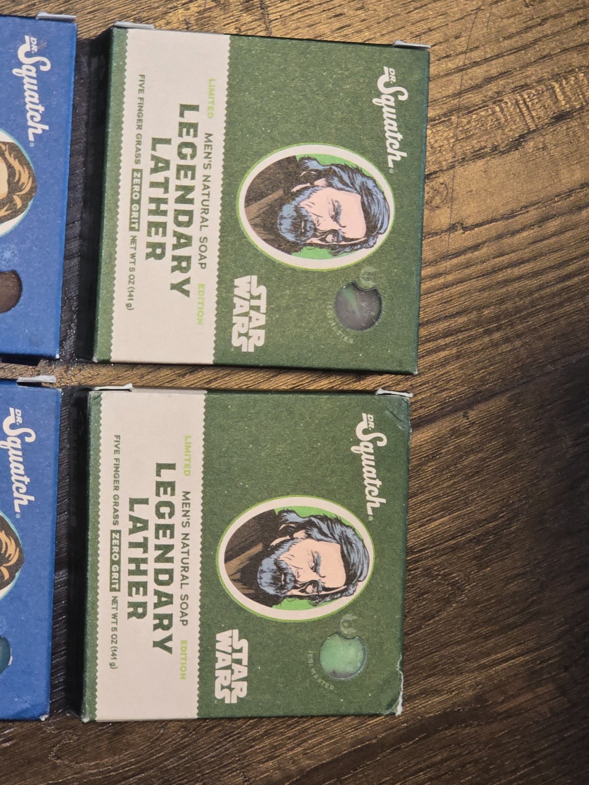 LOT of 6 Squatch STAR WARS soap Legendary Lather Only Hope Dark Side New Set
