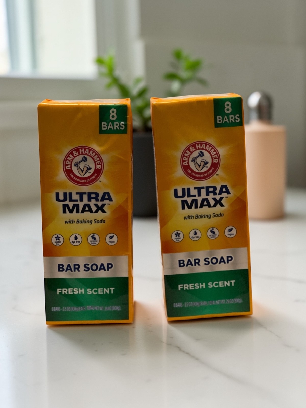 Arm & Hammer Ultra Max Fresh Scent Bar Soap | 2 x 8 Packs | 3.5 oz Bars