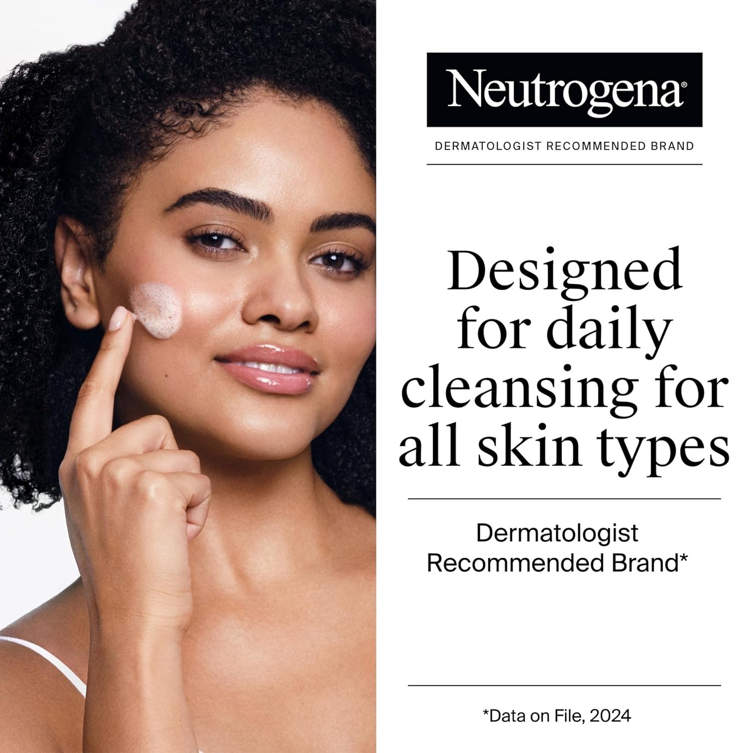 3.5 oz Neutrogena Facial Cleansing Bar, Hypoallergenic & Pore-Cleaning Formula