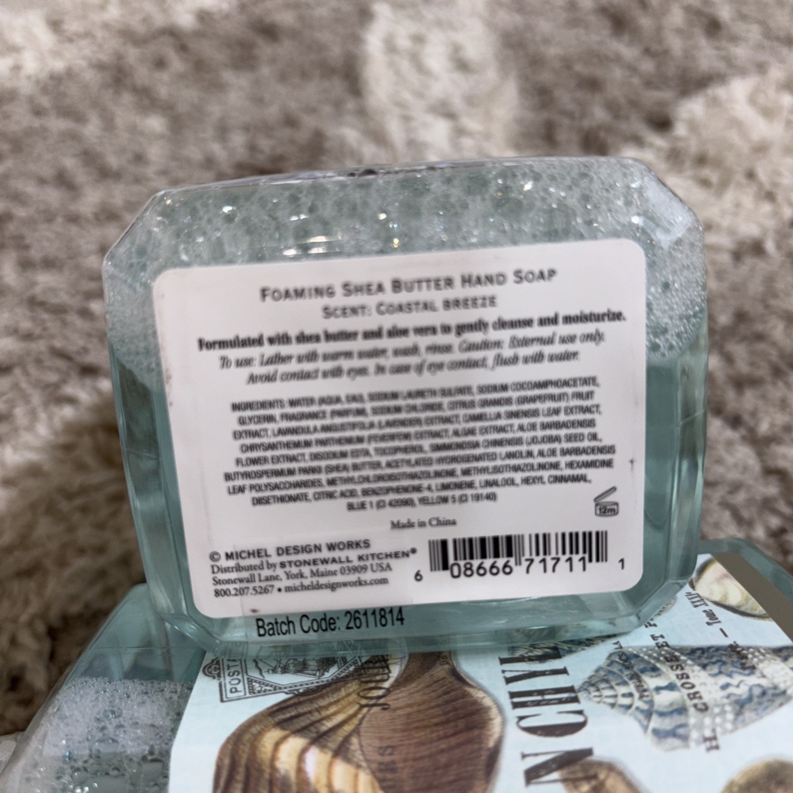 Michel Design Works Sealed SHEA BUTTER FOAMING HAND SOAP Seashells 17.8 Oz
