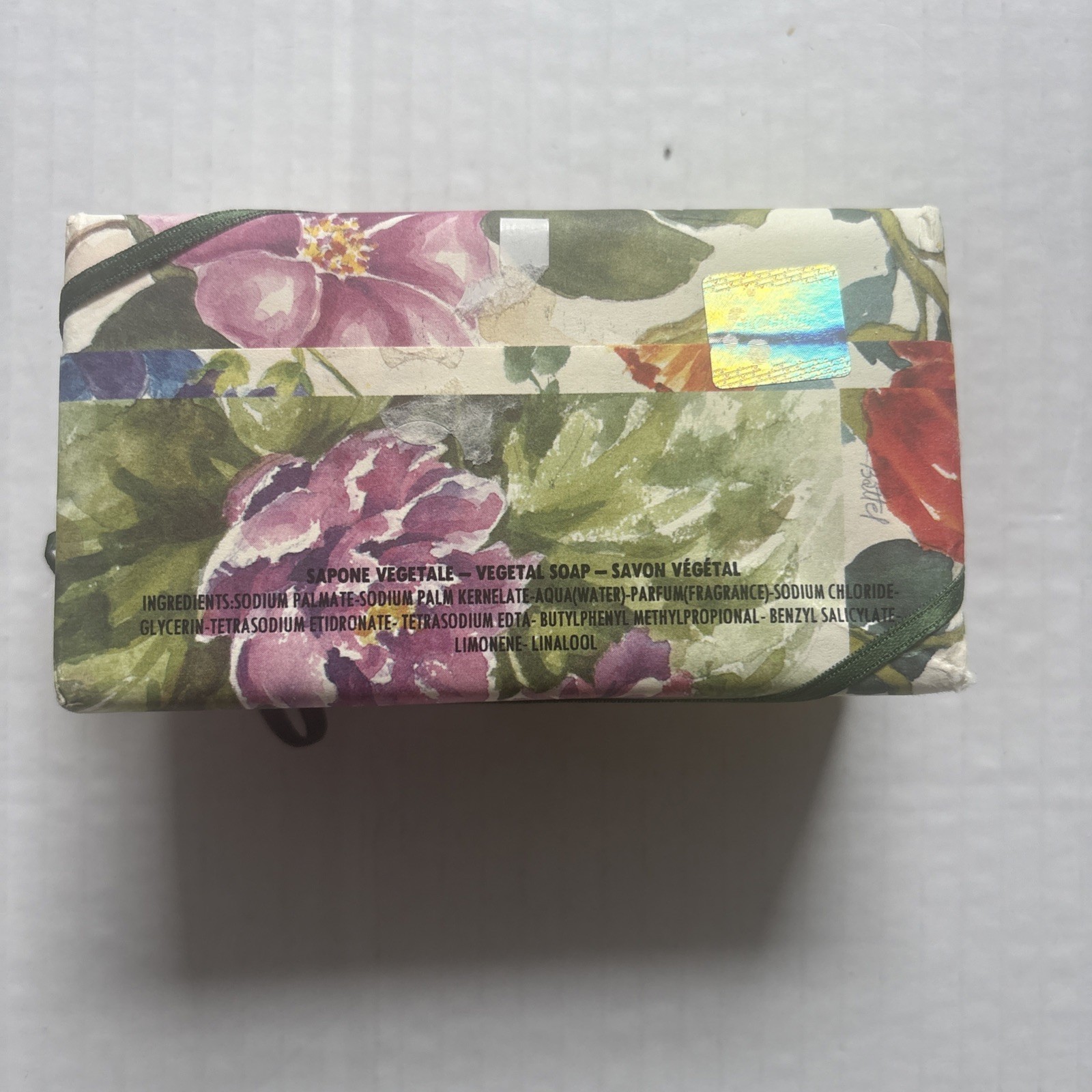 PRIMROSE Vegetable Soap Bar Sapone Vegetale Alchimia Handmade Italy 10.6 oz New