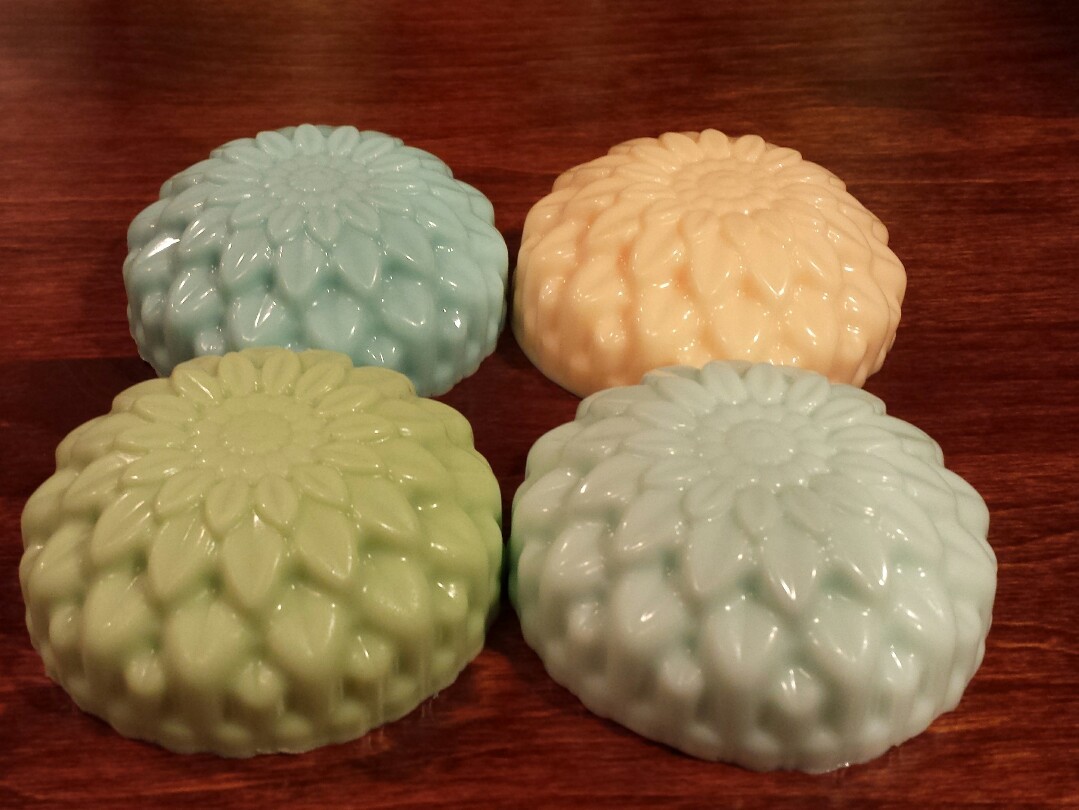 Flower Aromatherapy Handmade Soap-10 scents 2 sizes single set of 2 or 1 dozen