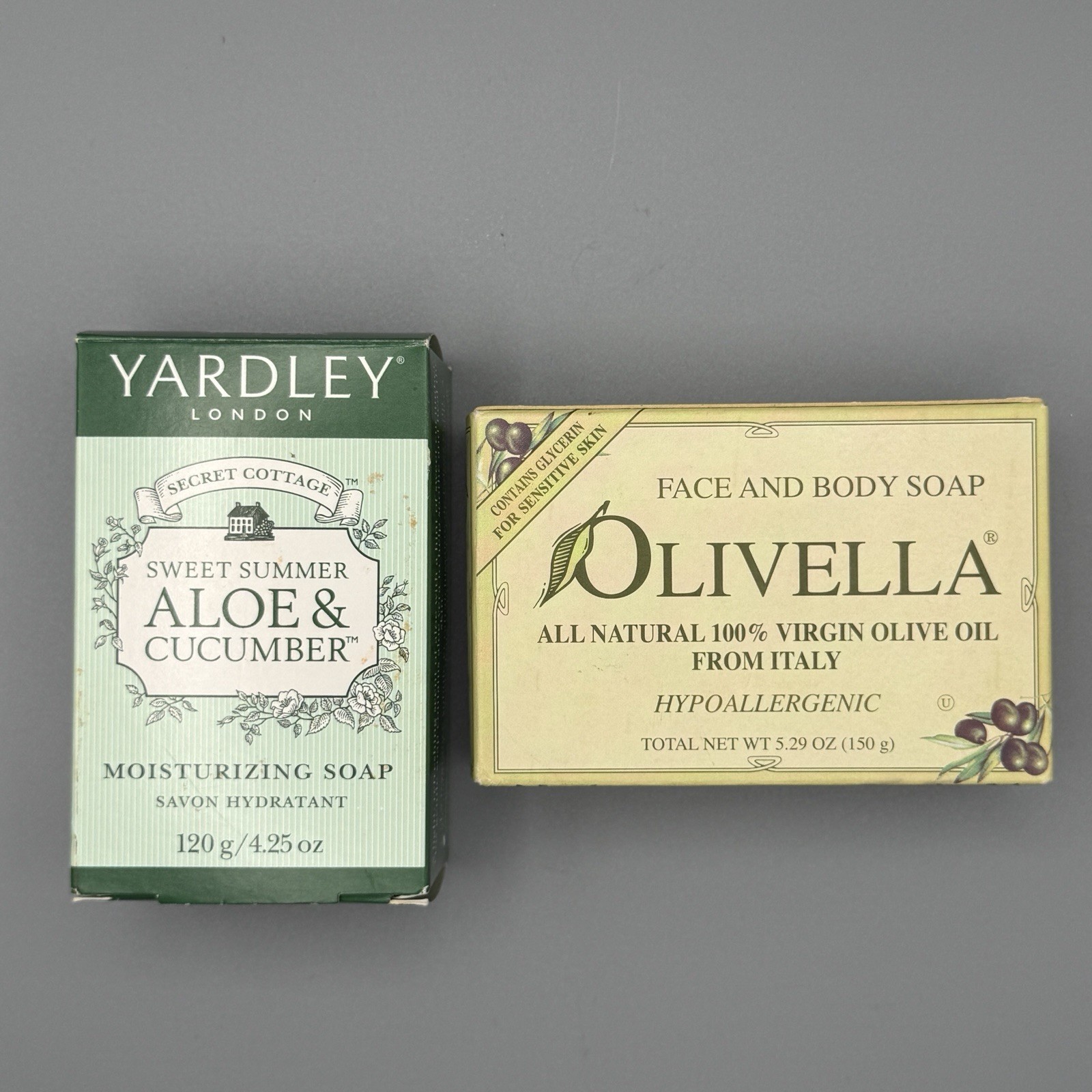 Lot Of 6 Vintage Soaps Caswell Massey Yardley Olivella Oilatum Unused NOS