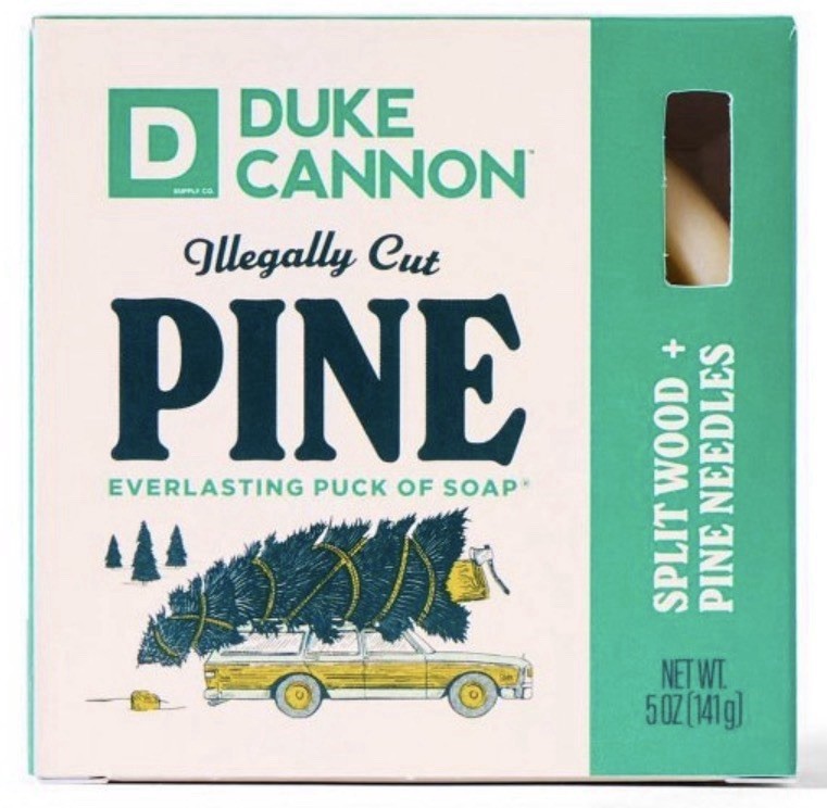 10 Pack: Duke Cannon Bar Soap Illegally Cut Pine Split Wood + Pine Needles – 5oz