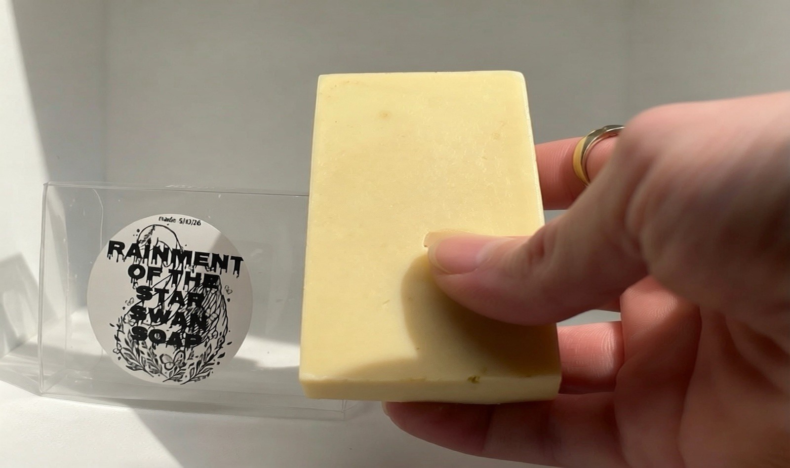 Vegan Handmade Soap Bar | Raiment of the Star Swan Soap | Botanical Bar