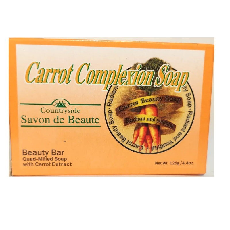 Papaya Extract, Carrot Extract, Lemon Oils, Exfoliating Complexion Beauty Soaps