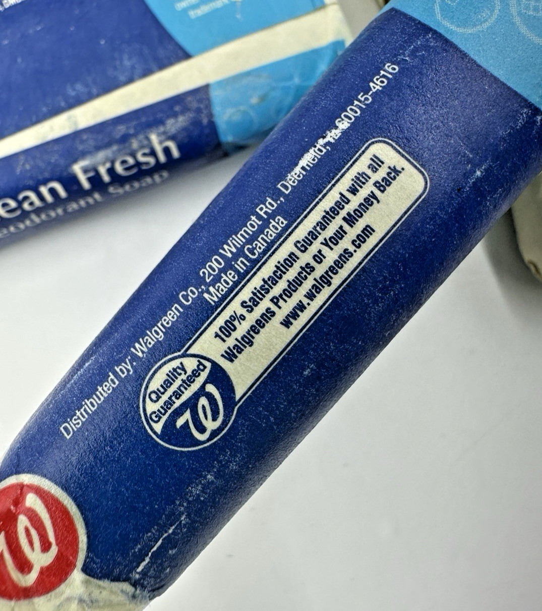 6 Walgreens Ocean Fresh Deodorant Bar Soap 4 oz NOS Made in Canada Vintage HTF