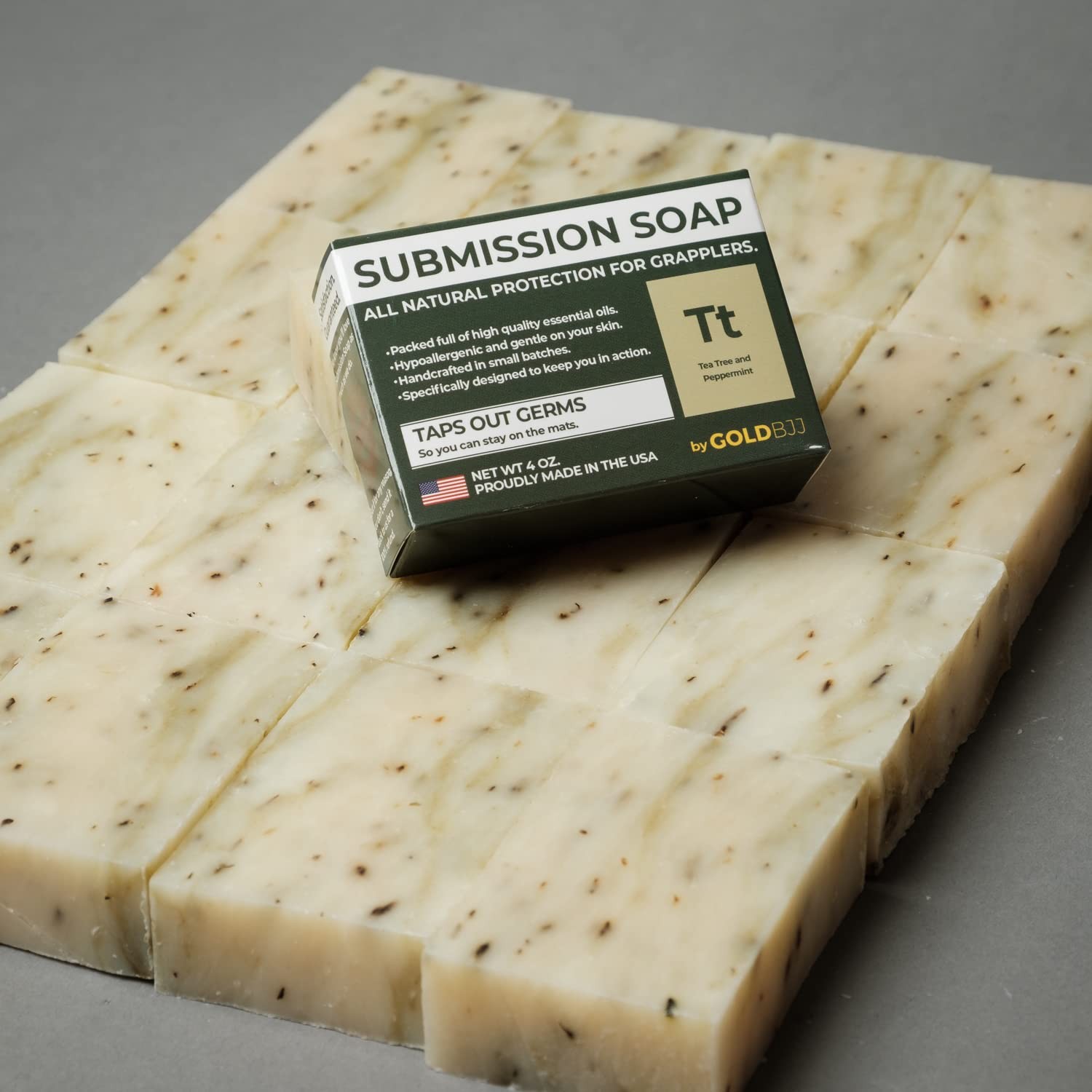 Premium Tea Tree Oil Soap – USA Made Bar Soap for BJJ, Jiu Jitsu, Wrestling, …