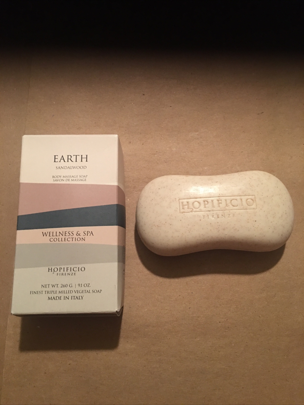 4x Wellness & Spa Collection Earth Sandalwood Hopificio Firenze 9.1 Oz