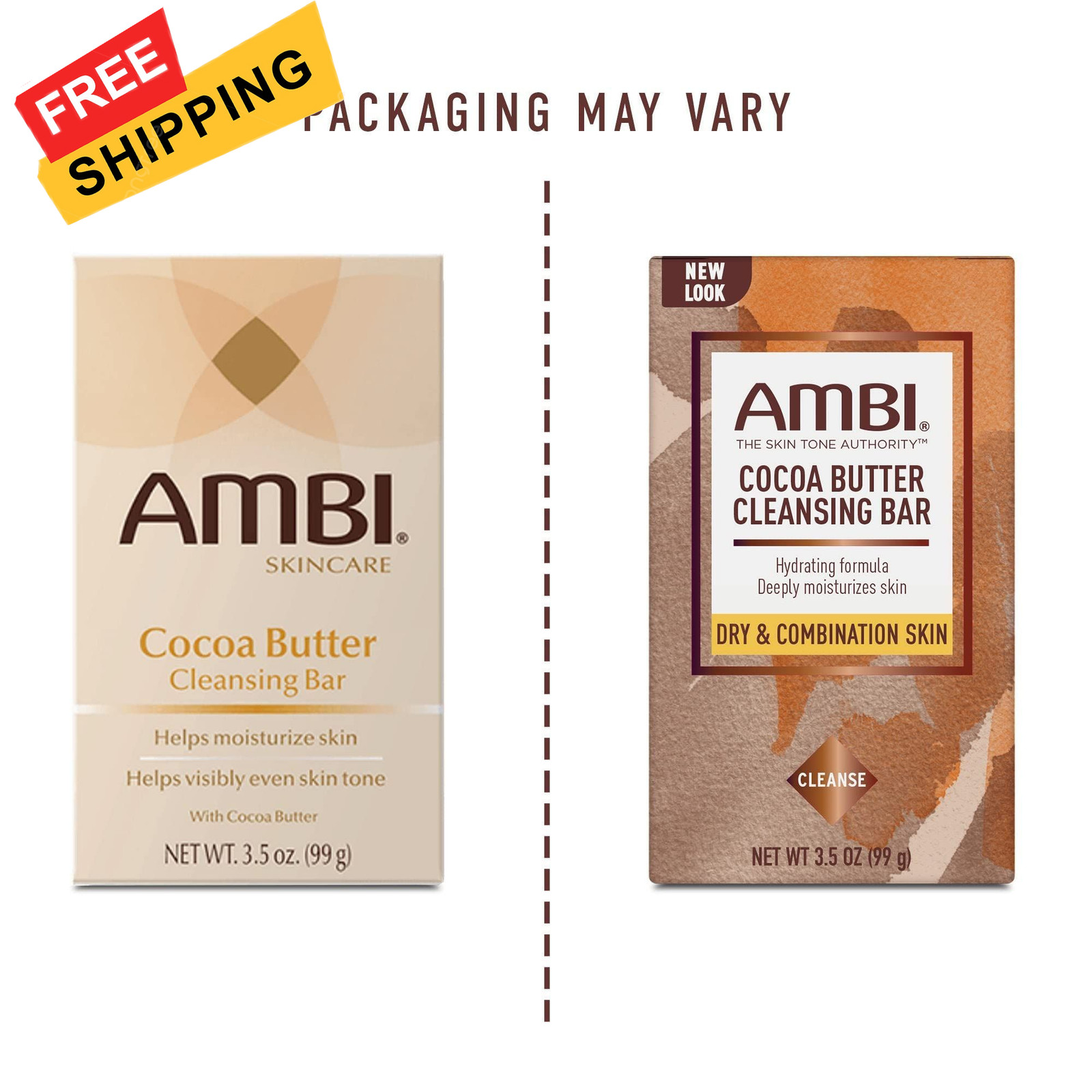 Ambi Cocoa Butter Cleansing Bar 3.5 oz (Pack of 12) Ounce