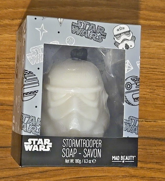 Star Wars Storm Trooper Soap On A Rope Cedarwood & Lime Fragrance *Sealed*
