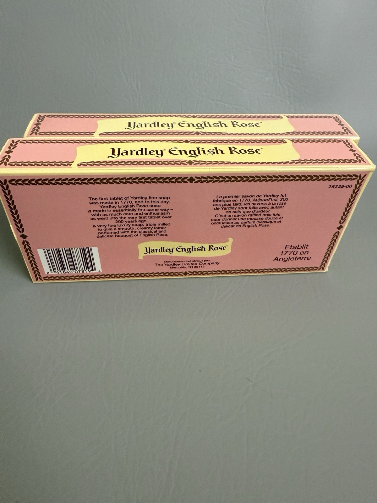 Yardley English Rose Perfumed Soaps 5 Body 3.5 ozs. Bars