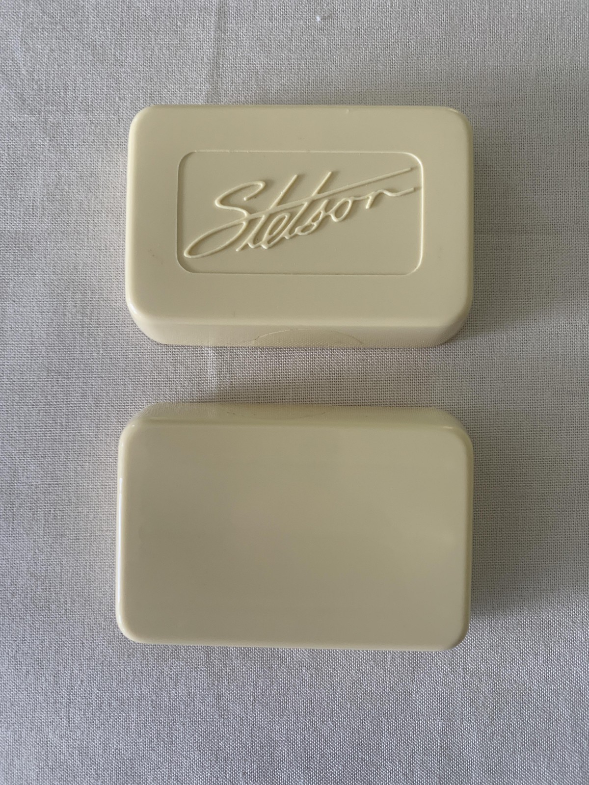 Vintage Stetson Soap Bar 1.4oz Mens Travel Size Beige Case Rectangular Body New