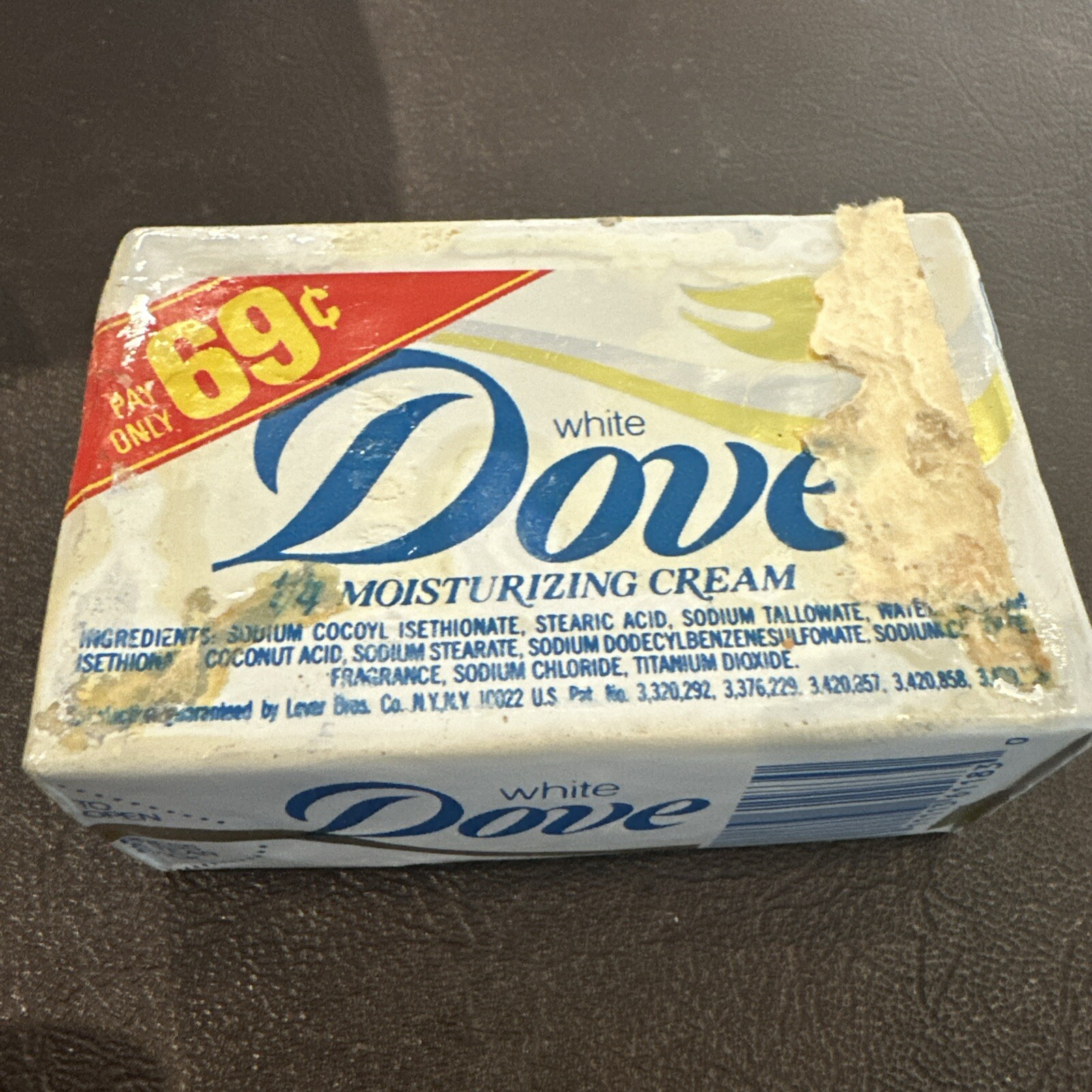 Vintage 1997 Dove Soap White 1/4 Moisture Lotion Bar 11 Pack Various Sizes