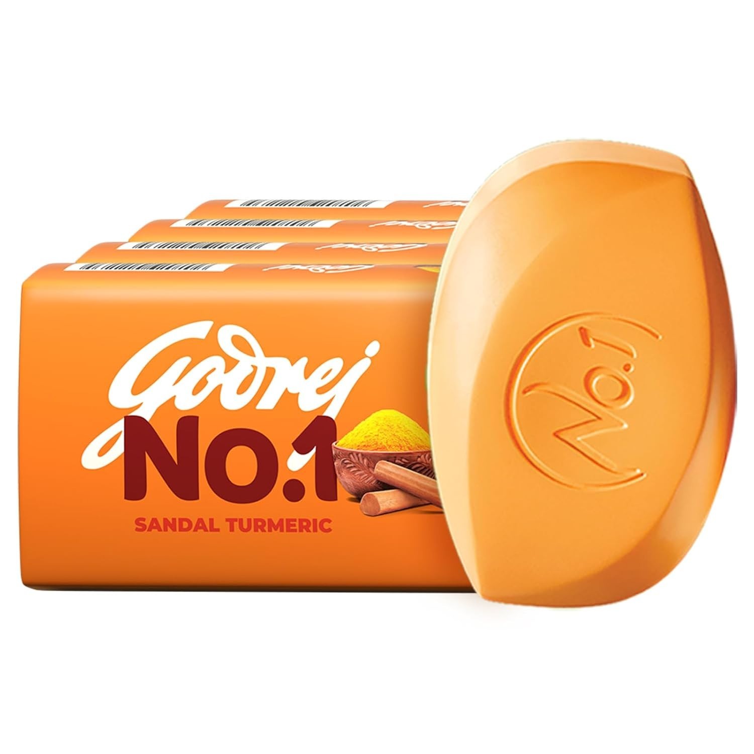 No.1 Bathing Sandal & Turmeric Grade 1 Soap with Long-lasting Fragrance