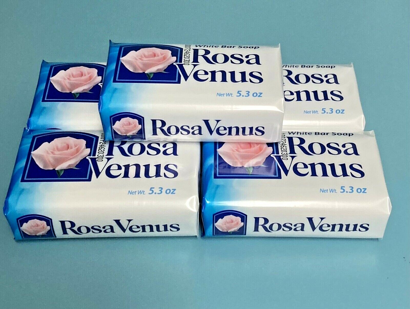 (Pack of 5) Rosa Venus White Soap Bars 5.3 oz Bath Soap