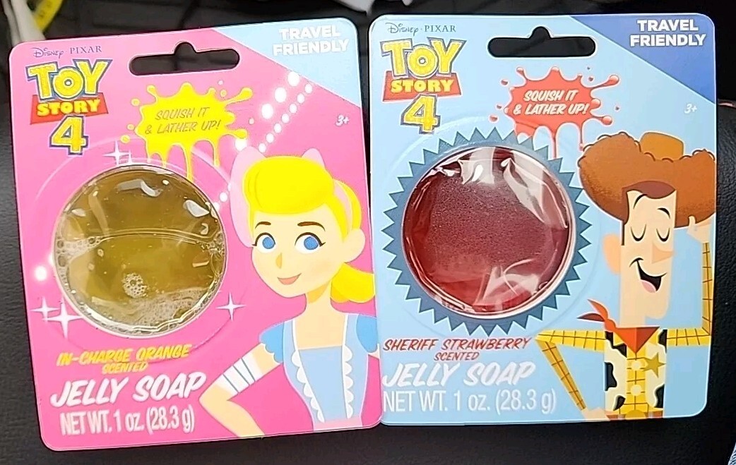 Centric Beauty Disney Toy Story 4 Bath Jelly Gift Soap Set Of 2 NEW