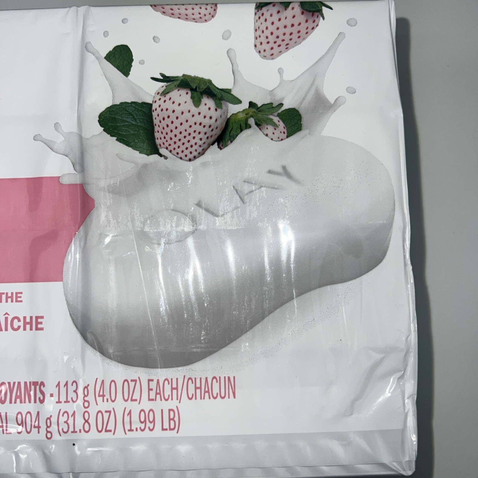 Olay Fresh Outlast White Strawberry & Mint Soap Bars 8 Ct Cleansing