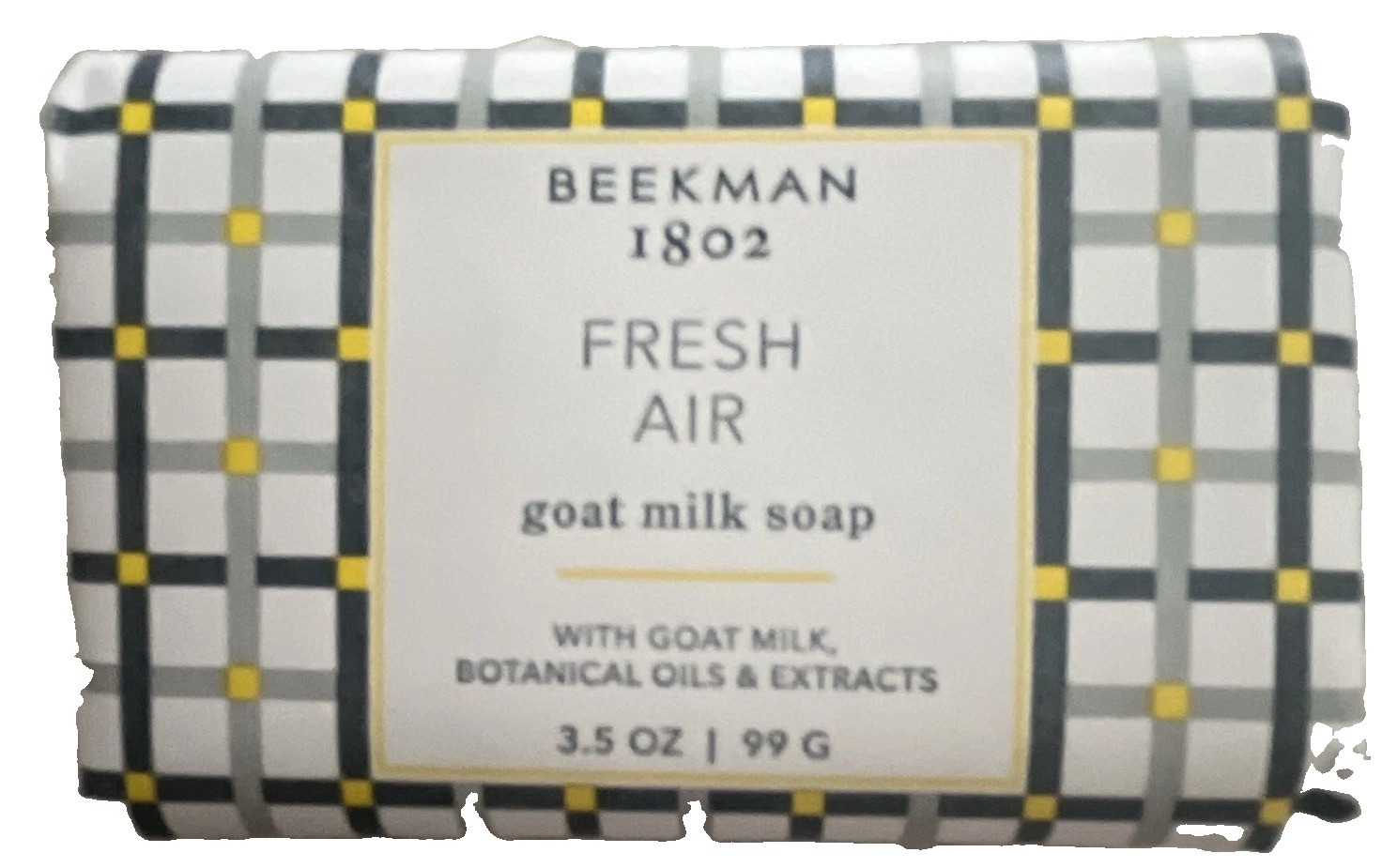 Beekman 1802 Fresh Air Goat Milk Soap Bar Cruelty-Free 3.5 oz