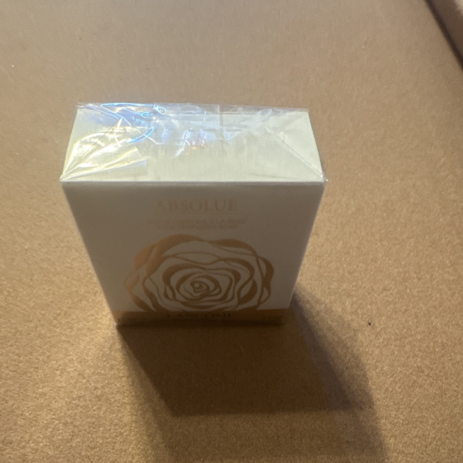 Lancôme Absolue Rose Perfumed Soap Bar 3.5 oz Floral White Rectangular