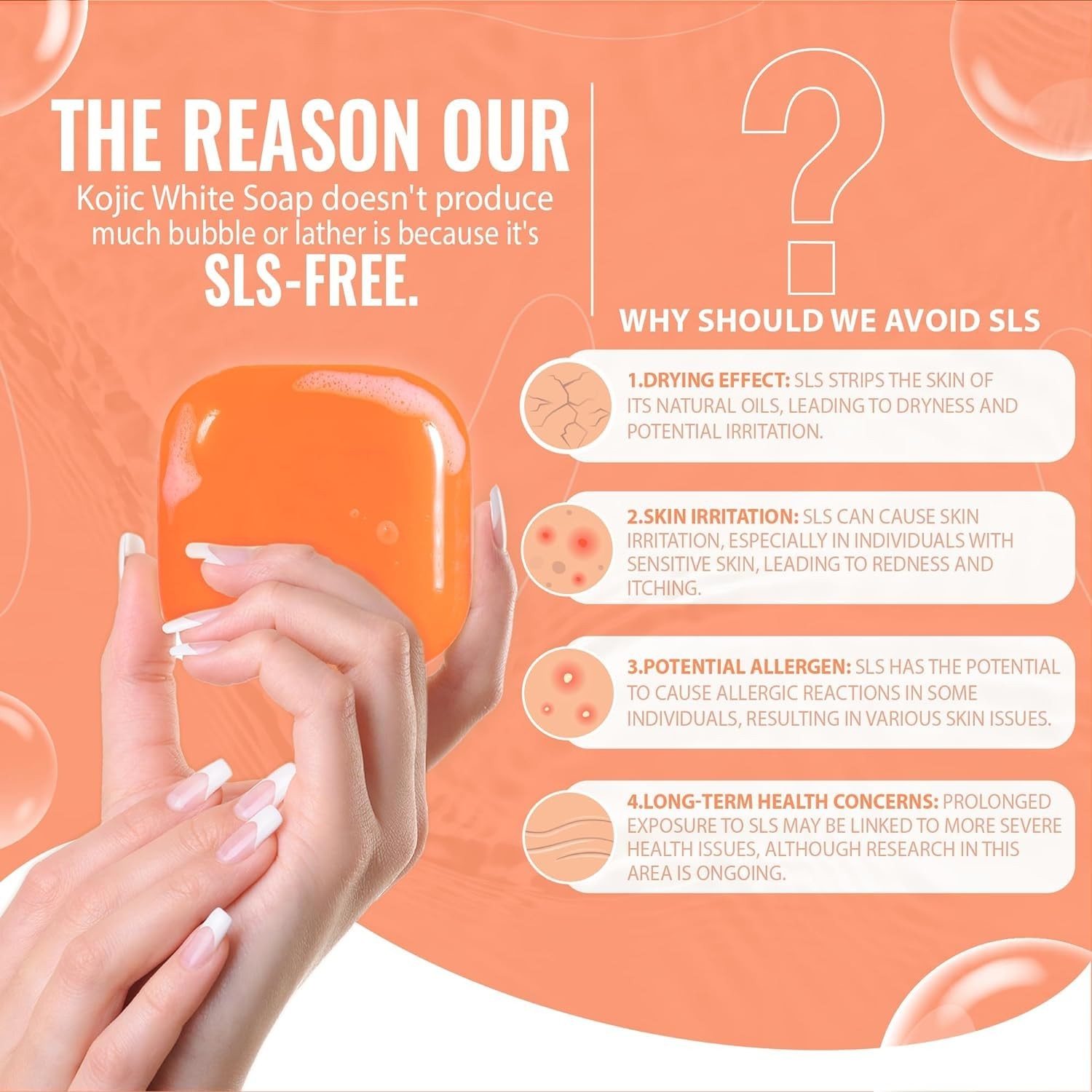 Koji White Kojic Acid & Papaya Skin Brightening Soap (2.82 oz / 2 Bars) – with