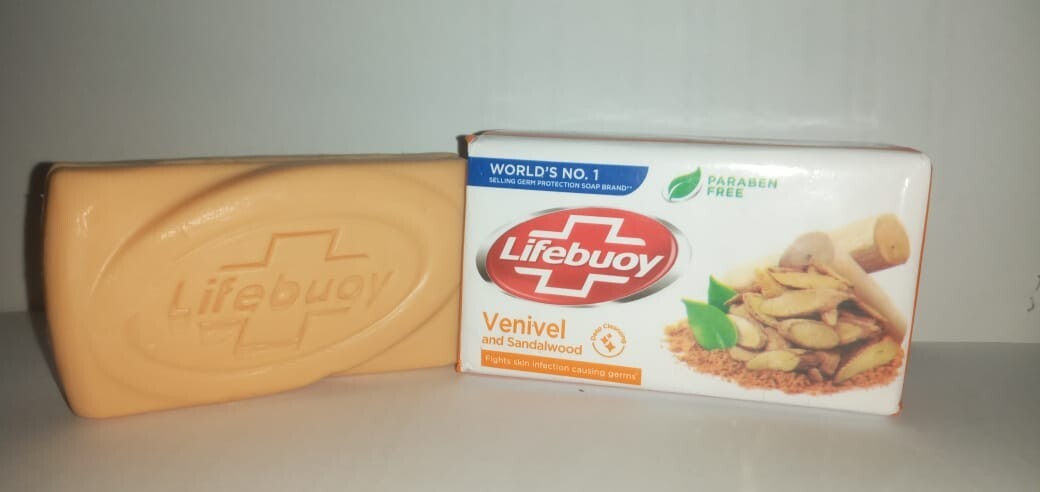 Lifebuoy Venivel and Sandalwood bar soap 100 g 100% Skin Protection Paraban Free