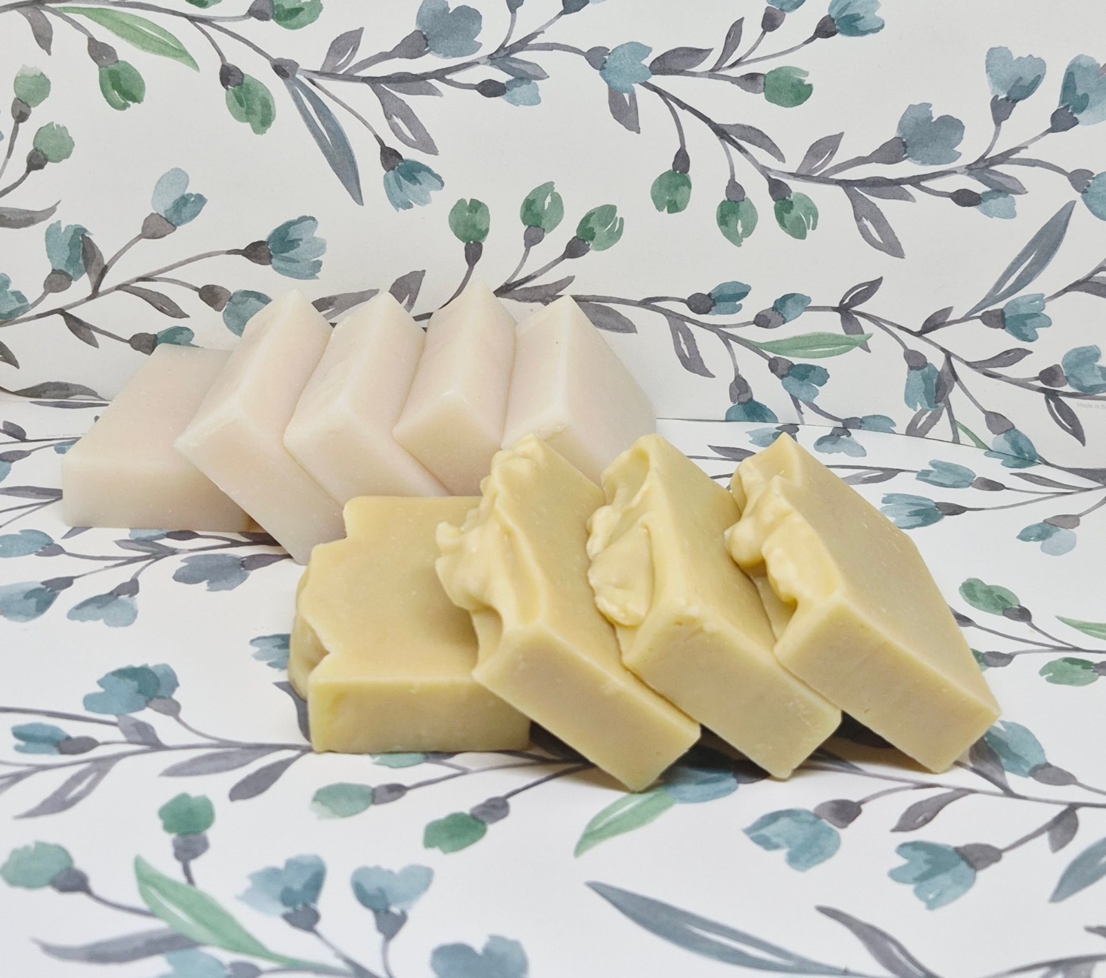 Handmade Soap Bundle Bars 100% Coconut Oil + Goat’s Milk Sensitive Skin 9 Bars
