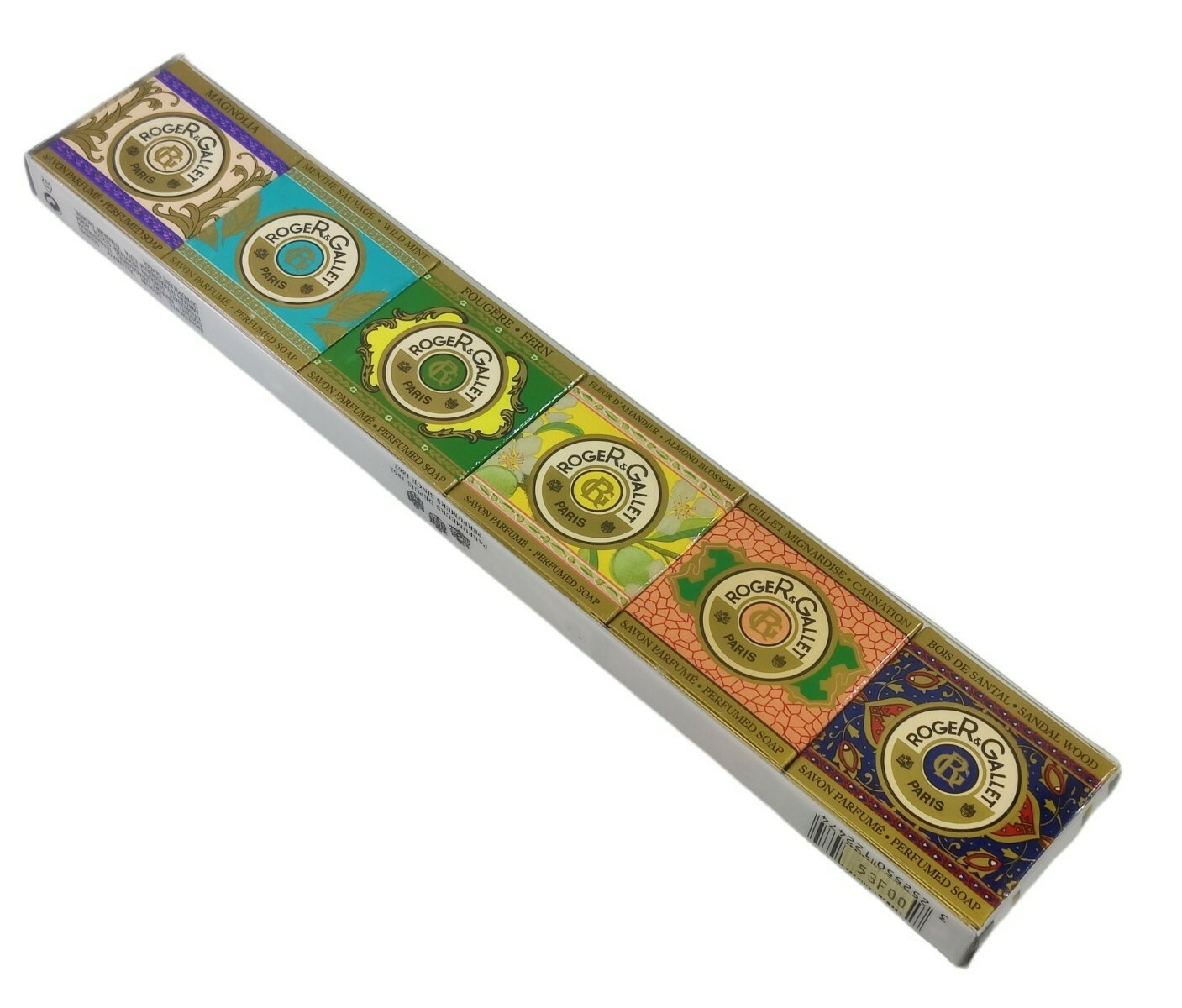 Vintage Roger & Gallet Paris France Set Of 6 Guest Soaps .9 Oz Each