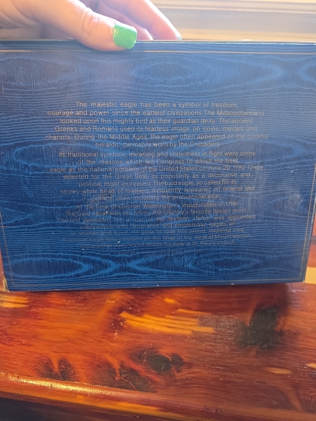 Vintage Avon USA 1776 Bicentennial 1976 Glass Plate/2 Soaps 3 oz Each NOS