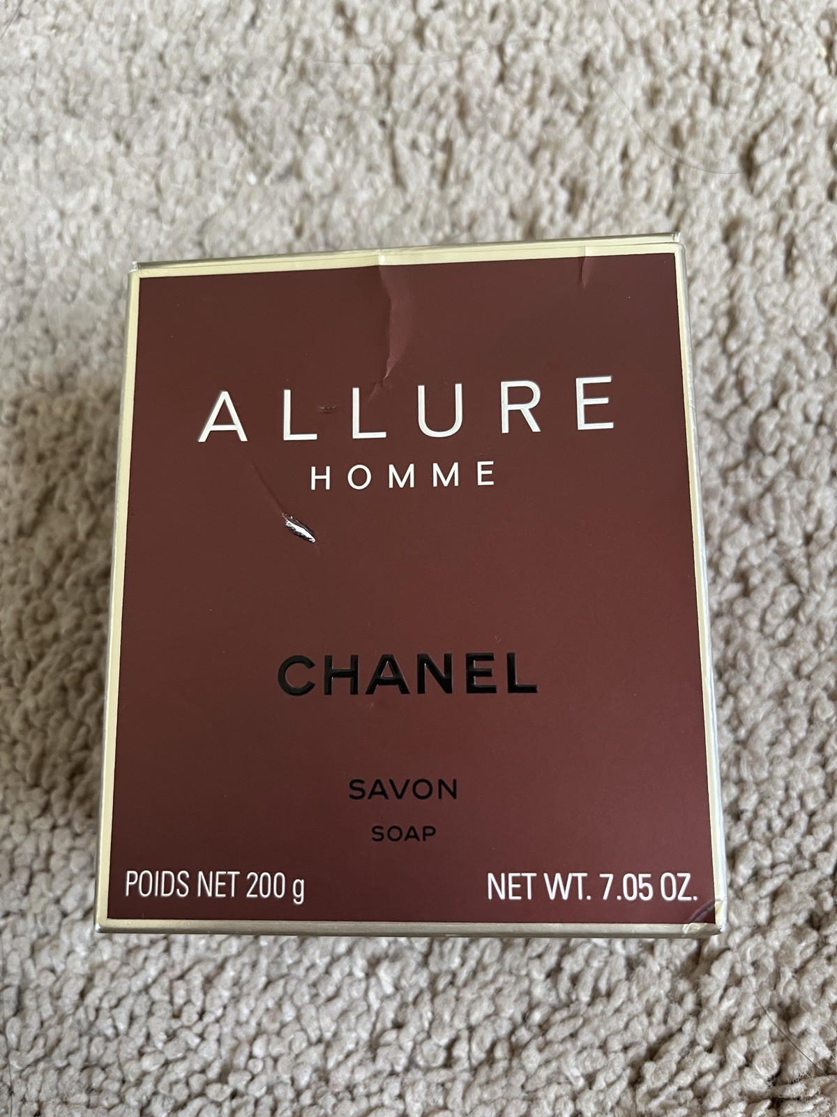 CHANEL ALLURE Homme Savon / Soap 7.05 oz For Men, NEW, SEALED