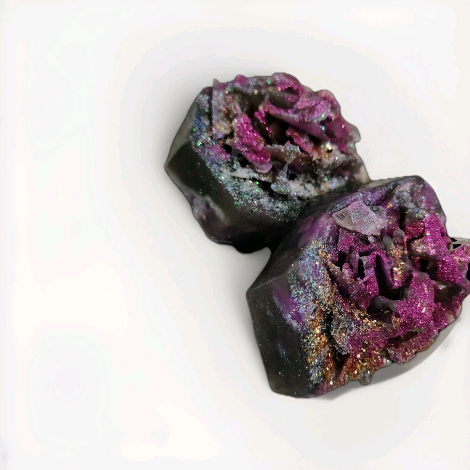 Handmade Geode Soap Double 5oz Bars