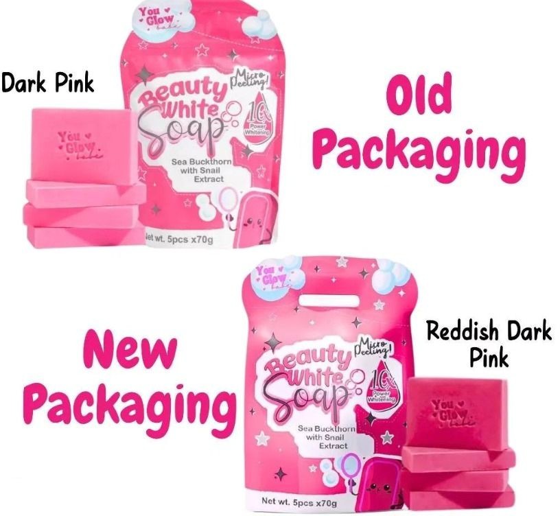 Beauty White Soap by You Glow Babe, 5 Bars x 70g