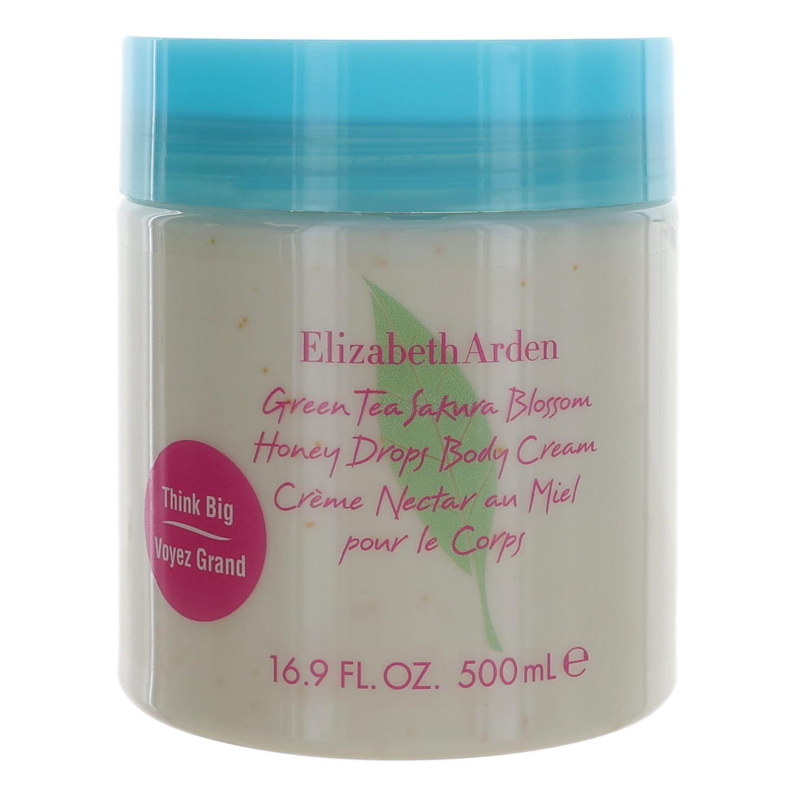 Green Tea Sakura Blossom by Elizabeth Arden, 16.9oz Honey Drops Body Cream Women