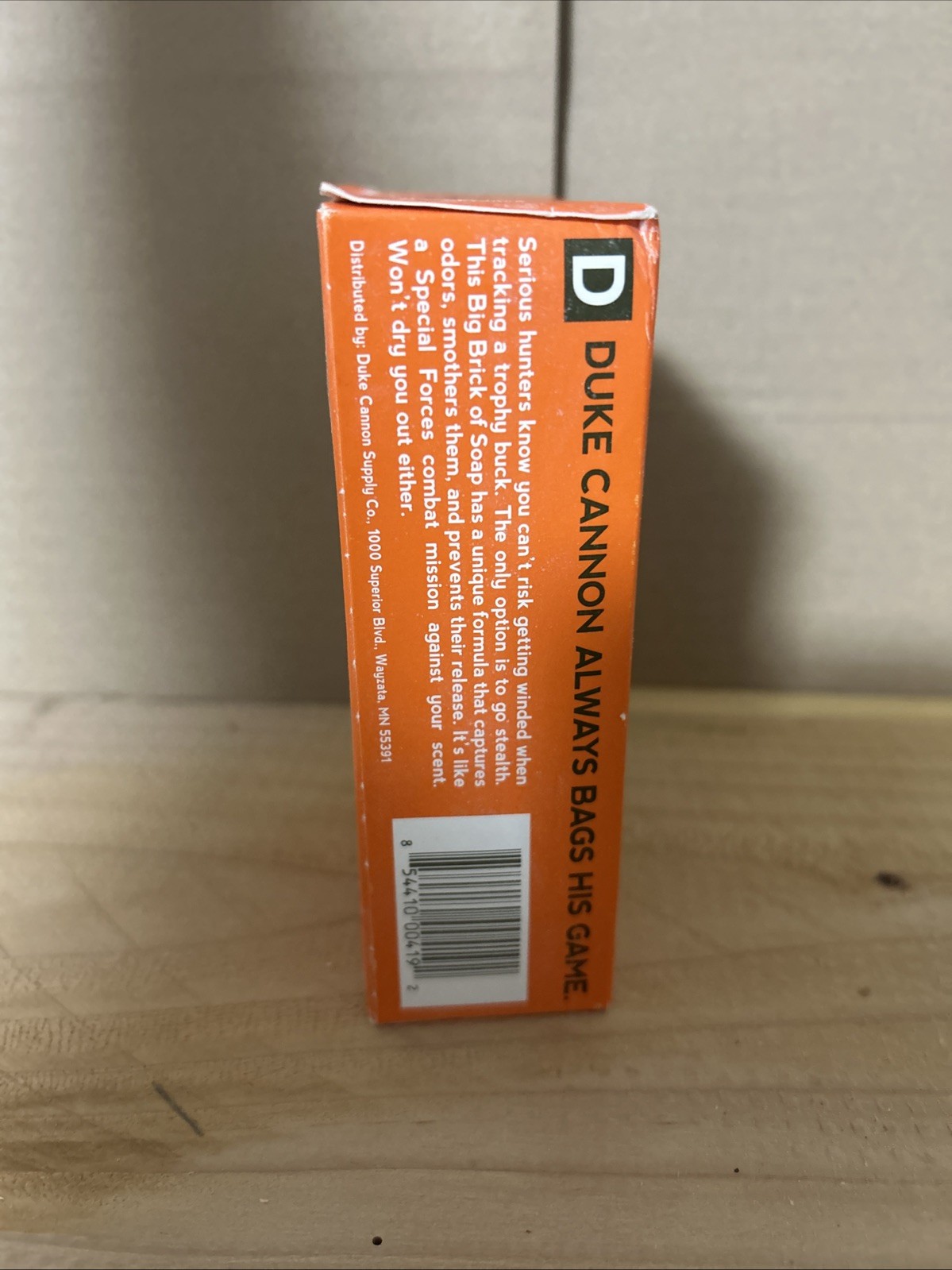 Duke Cannon Big Ol’ Brick Of Hunting Soap 1-10 oz- SCENT ELIMINATOR – new in box