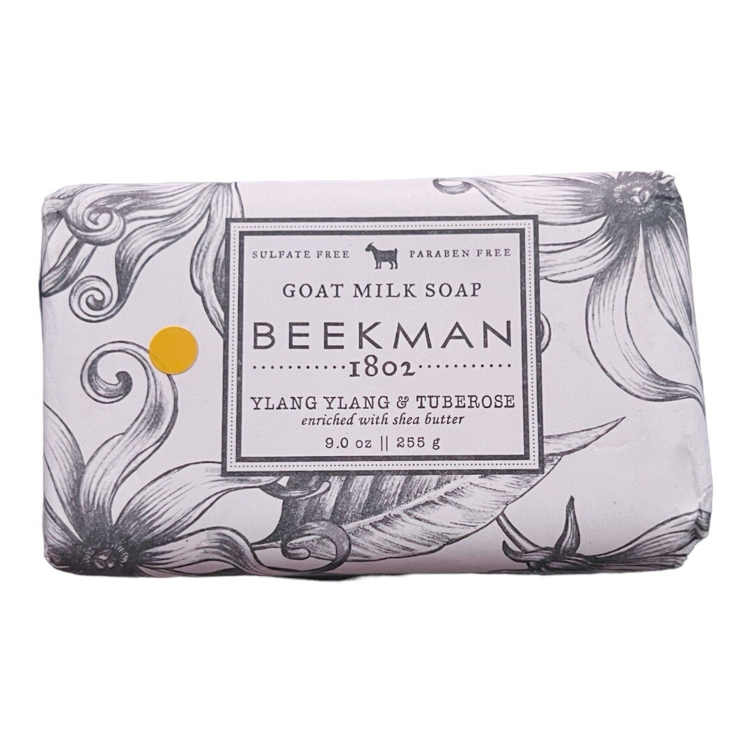 BEEKMAN 1802 YLANG & TUBEROSE BAR SOAP 255G – BRAND NEW