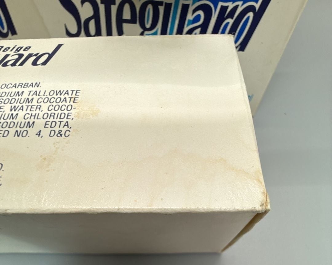 Safeguard Antibacterial Deodorant Beige Bath Sz Bar Soap 6 – 5 oz NOS 1994 Vtg