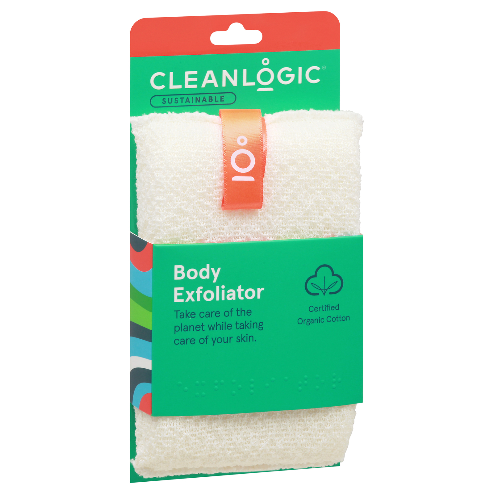 Cleanlogic Sustainable Body Scrubber 1ea Pack of 6