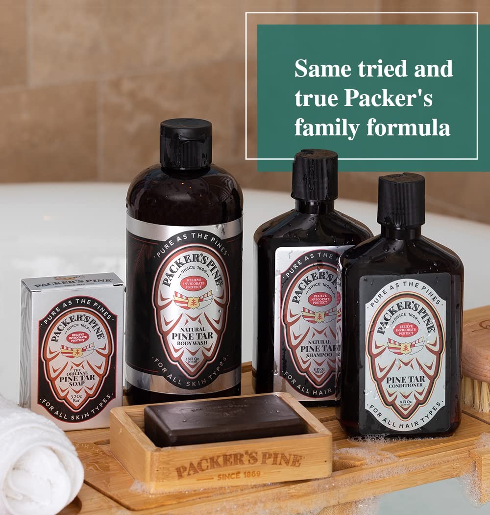 Tar Soap Bar for Men & Women | Original Body & Face Soap with Natural Pine Ta…