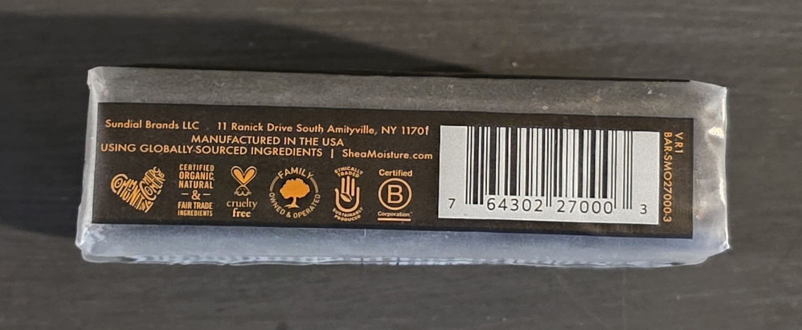 Shea Moisture African Black Soap Acne Prone & Troubled Skin Face & Body Bar