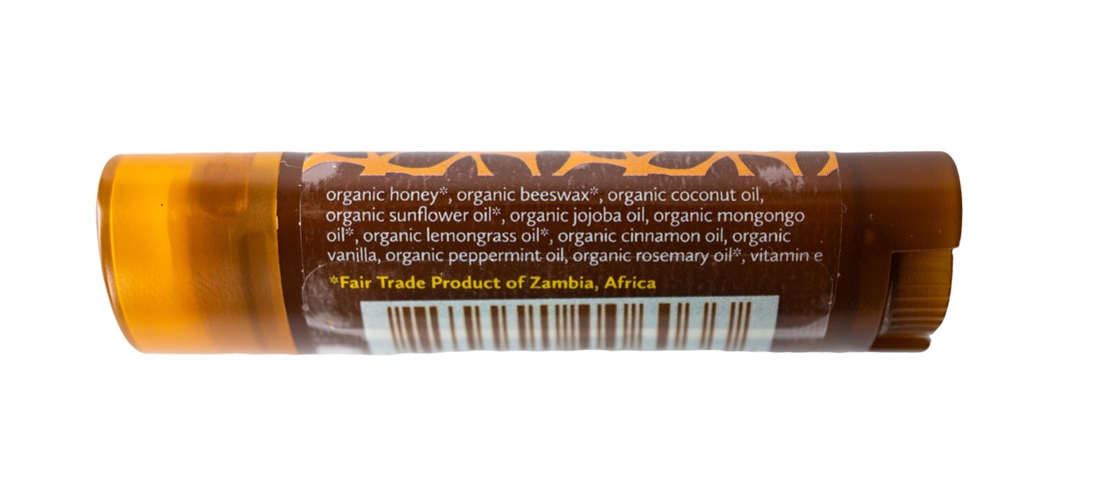 3 pack Zambeezi Organic Fairtrade Beeswax Lip Balm – Zambia, Africa Honeybalm