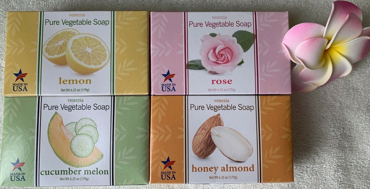 VENEZIA***Pure Vegetable Soap***chOOse yOUr scEnt(s)~~~FULL SIZES~~~NEW-~~SEALED