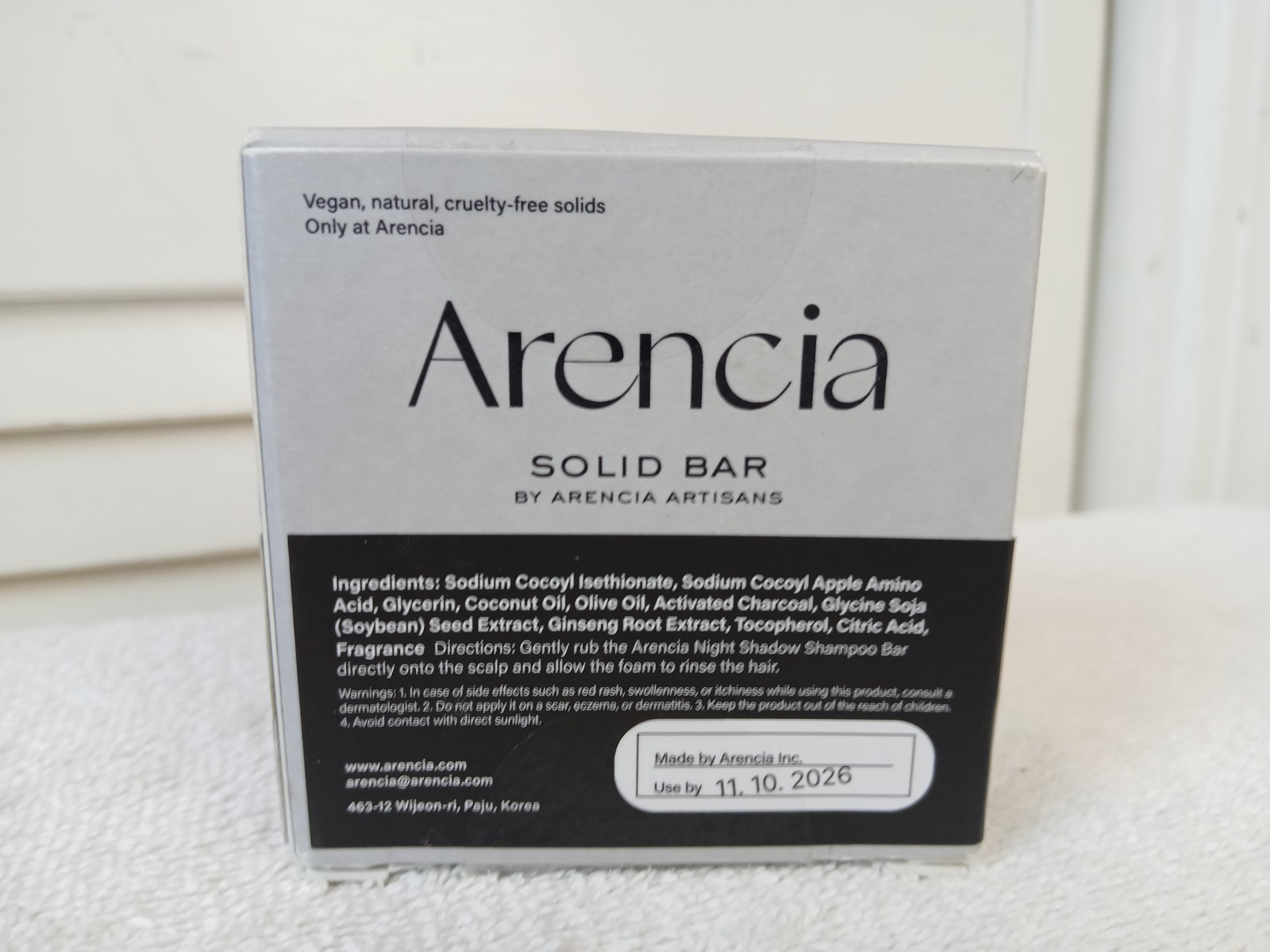 Arencia Solid Bar The Soonhan Dish Soap Bar,Stain Conditioner & Night Shadow