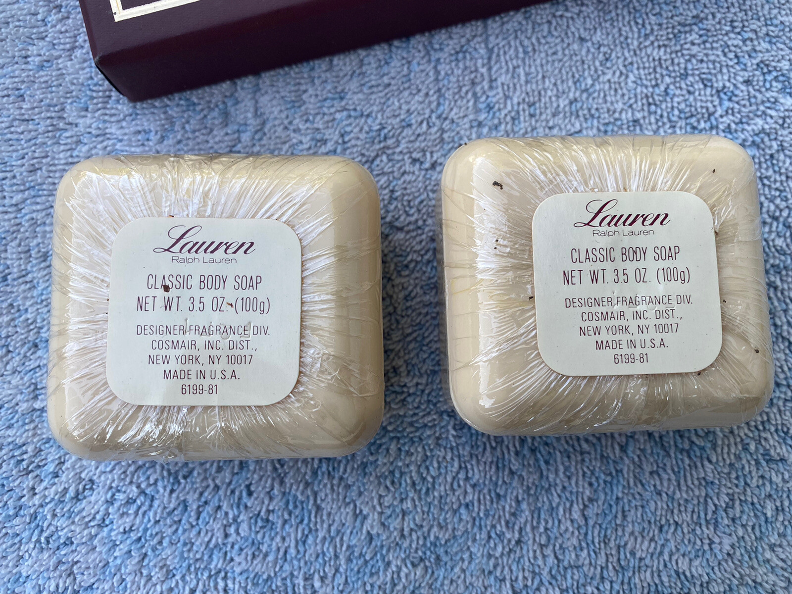 Lauren by Ralph Lauren 2 x 100g Classic Body Soap New Unused In Box