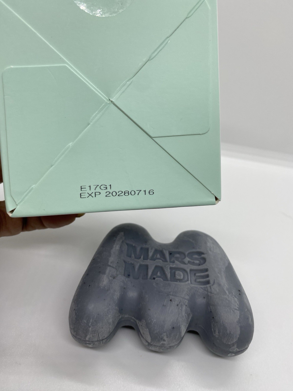 Mars Made Niacinamide Facial Bar Soap Black Sesame Vegan 3.35 oz Exp 07/2028