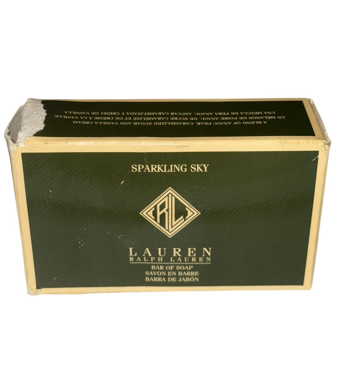 Vintage LAUREN Sparkling Sky by Ralph Lauren Soap Big Bar 7 oz